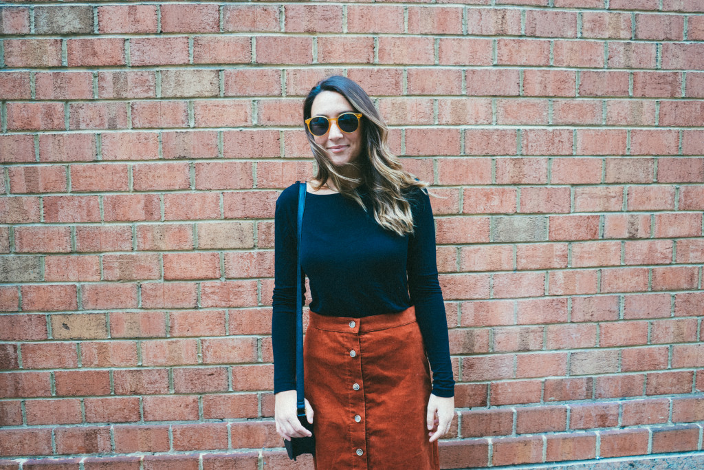 Luckey Alex Corduroy Skirt 1