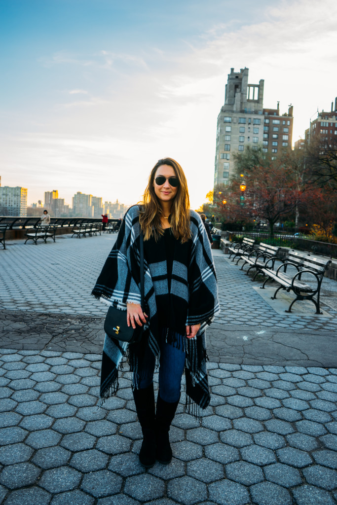 Luckey Alex Plaid Poncho 5